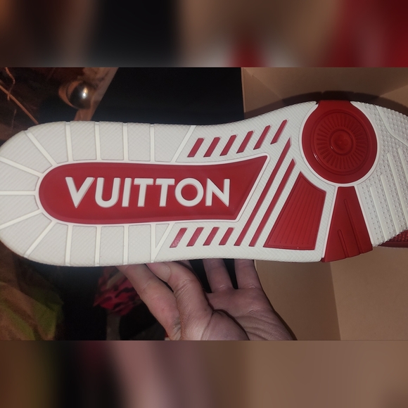 Brand new Louis Vuitton LV Skate Sneakers in Red & White - Picture 13 of 15